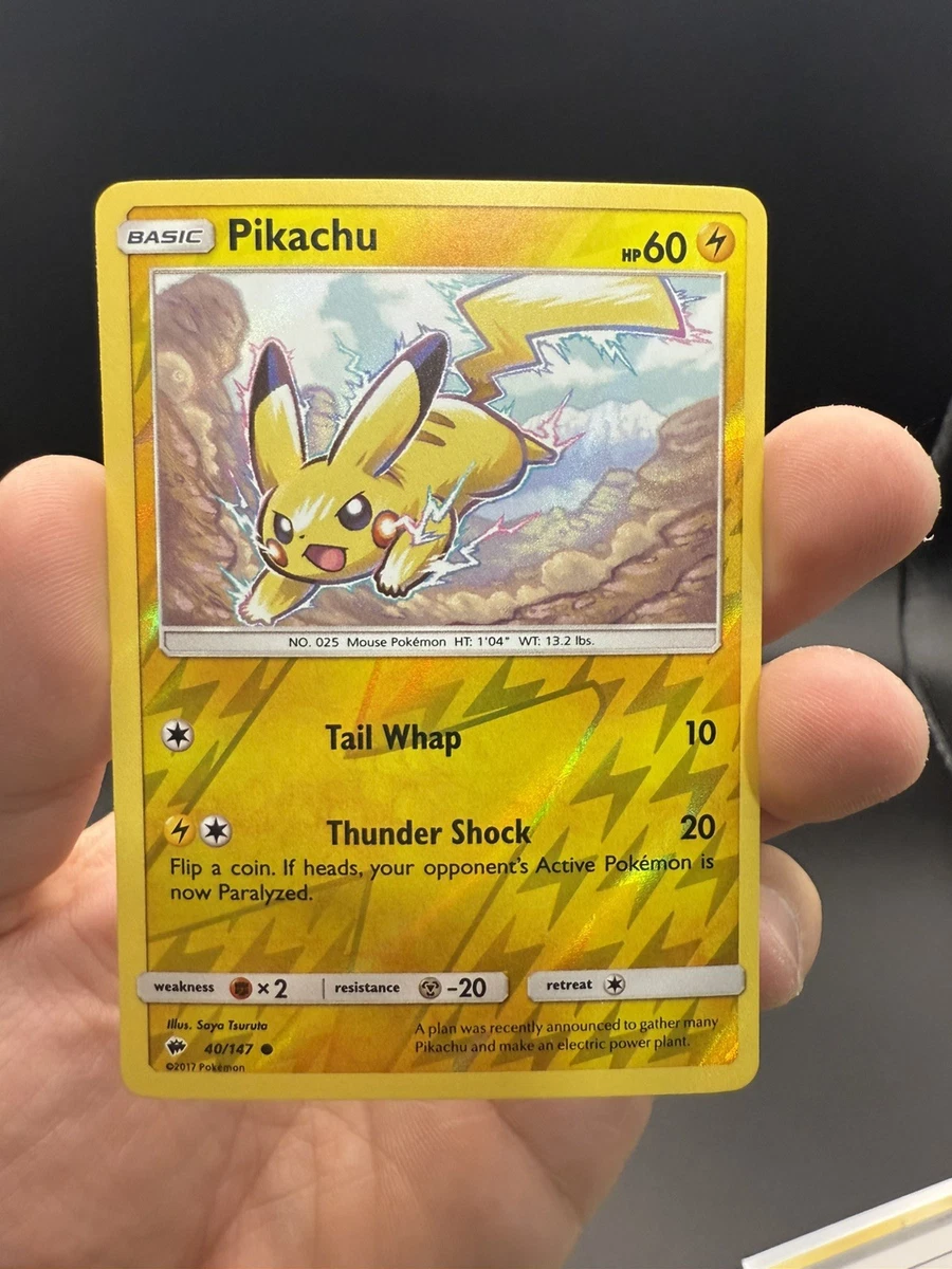 Pikachu Pokémon TCG Sun & Moon Common Individual Collectible Card