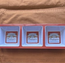 Budweiser King of Beers Three Section Snack S...