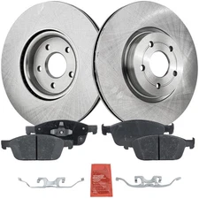 Front Brake Disc Rotors and Pads Kit For Ford Transit Connect 2018