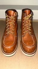 Red Wing Heritage 875 Men's 6" Moc Boots-Brown size 8 D