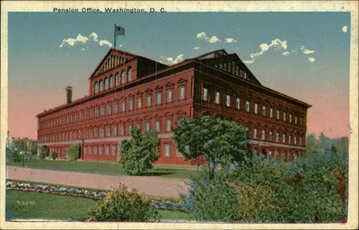 Postcard: 2342 Pension Office, Washington, D. C.