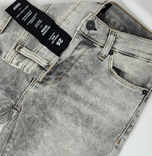 NEW Hudson Nico Super Skinny Crop Jeans Women's 26x27 Gray Mid Rise Raw Hem NWT