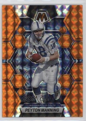 2023 Panini Mosaic Orange Mosaic Prizm 87/199 Peyton Manning #100 HOF 4t6