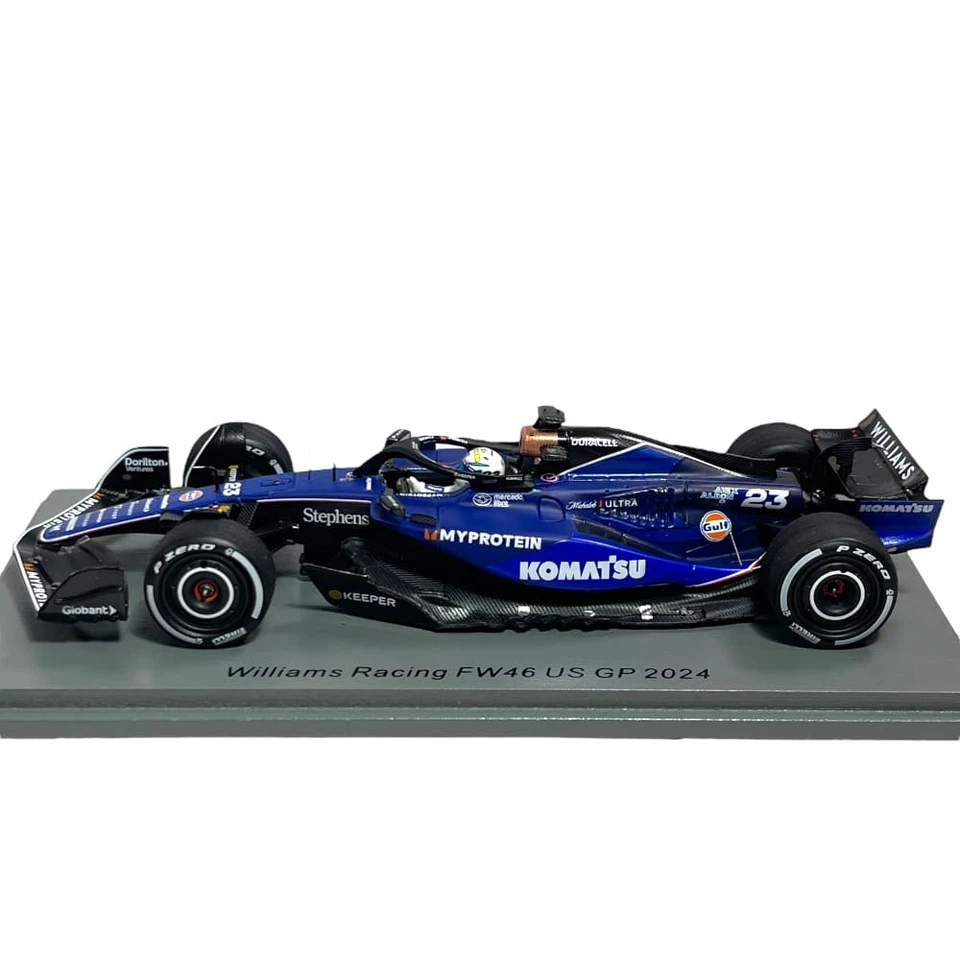 Modellino F1 Spark 1/43 Williams Racing FW46 Alex Albon #23 US GP 2024 - Immagine 3 di 4