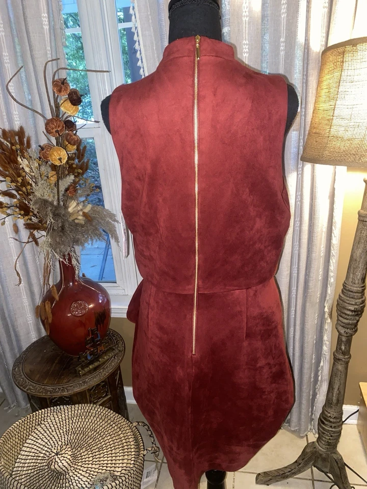 Antonio Melani Women's Sleeveless Brick Layered Dress Sz12 - Image 4 of 4