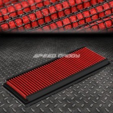 FOR 99-15 MERCEDES-BENZ V6/V8 RED REUSABLE&WASHABLE HIGH FLOW PANEL AIR FILTER