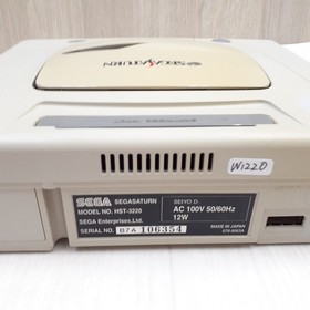 Sega Saturn console Japan white bundle with 3 games, memory & 1 controller