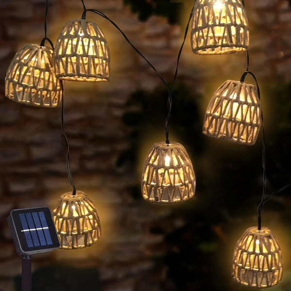 Solar Lichterkette AußEn 3,6M LED Wasserdicht Wetterfest FüR Garten Balkon-image