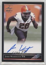 2018 Leaf Ultimate Draft Silver Spectrum 4/15 James Washington #BG-JW2 Auto 4t6