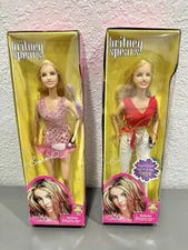 Britney Spears Dolls Pink Sequin Dress & Lucky Video Performance Collection Read