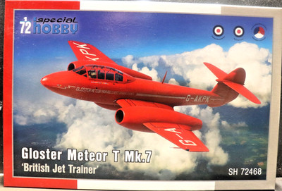 Gloster Meteor T Mk.7  Beautiful RAF  Fighter /Trainer   Special Hobby 1/72