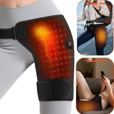 Red Light Heated Massage Waist Support Brace for Sciatica Pain Relief  Therapy
