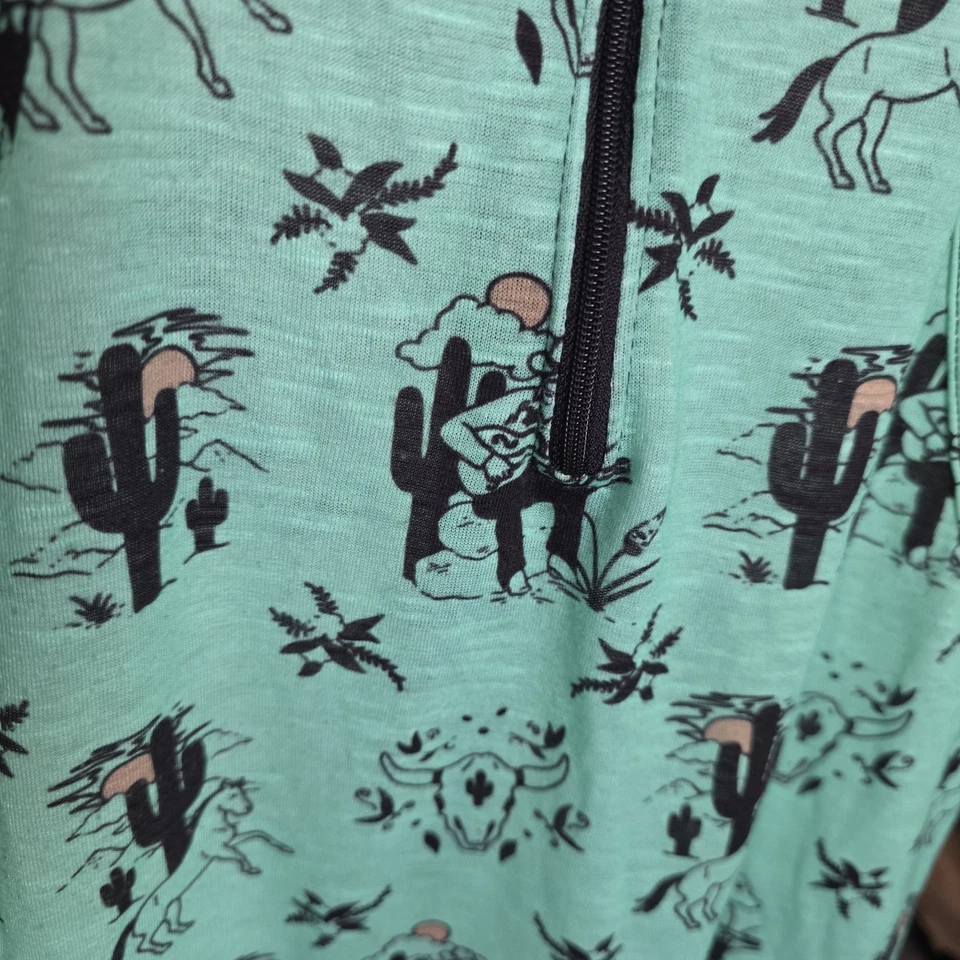 Camiseta deportiva para mujer SheBeest XL manga corta ciclo 1/2 cremallera Happy Trails Bella Goat Foto 4 de 4