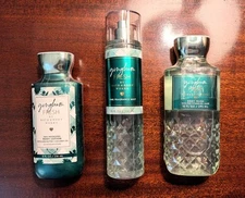 Bath and Body Works GINGHAM FRESH 3pc Set. Fragrance Mist, Body Lotion and Wash