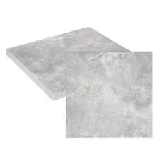 10Pcs 11.8"x11.8" Marble Peel and Stick Backsplash Wall Tiles, Dark Grey/White