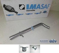 Imasaf Auspuff Mittelrohr + Anbauteile für Audi / Seat / Skoda / VW