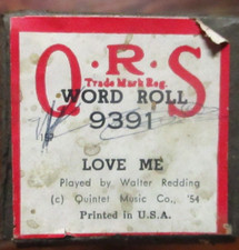O. R. S. 9391 "LOVE ME "-WALTZ PIANO ROLL
