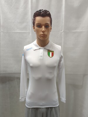 NWT Rare Italian Golf Federation Women's Kappa Kombat Long Sleeve Polo S