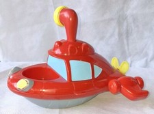Little Einsteins Pat Pat Space Ship Rocket Red Disney Junior Bath Toy Small