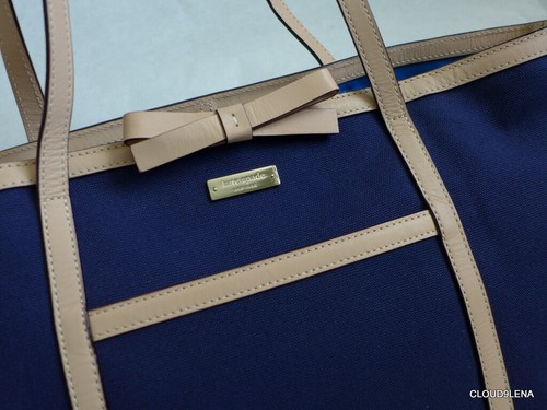 KATE SPADE New York Bow Detail Capri Espadrille Francis Tote Handbag - Imagen 3 de 12