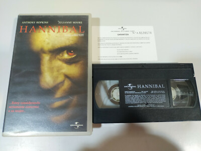 Hannibal anthony Hopkins Julianne Moore Terror - VHS Cinta Tape Español 3T