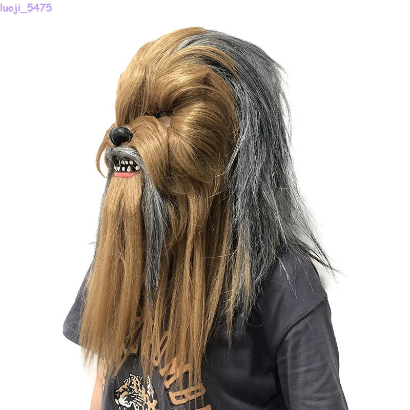 Star Wars Mask Cosplay Chewbacca Mask Collectors Rubber Mask Halloween Props New - Image 3 of 4