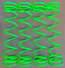 VG Racing Kraton 8S ARRMA® Tuned Progressive Springs Powder Coated Fluores Green
