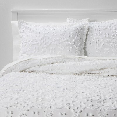 Full/Queen Clipped Chenille Comforter 
