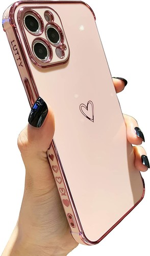Case For Iphone 12 Pro Shockproof Heart Design Women Girls Cover Pink Ebay Case For Iphone 12 Pro Shockproof Heart Design Women Girls Cover Pink Ebay