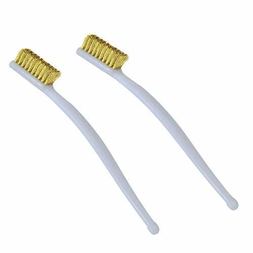 2pz Spazzole in Ottone,Spazzola Metallica,Wire Brush per Pulire Resti di (k8Y)