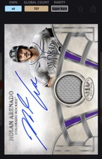 Topps Bunt MLB DIGITAL 2021 Tier One Signature Relic Super Rare Nolan Arenado
