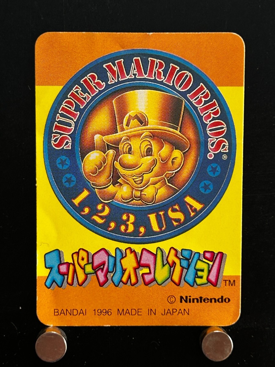 Super Mario All Stars Sticker Japanese Bandai Nintendo JAPAN