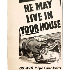 1941 Philip Morris Bond Street Advertisement Rare Aromatic Pipe Tobacco DWNN12