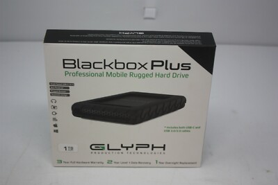 Glyph Technologies 1TB Blackbox Plus USB 3.0 External Hard Drive New