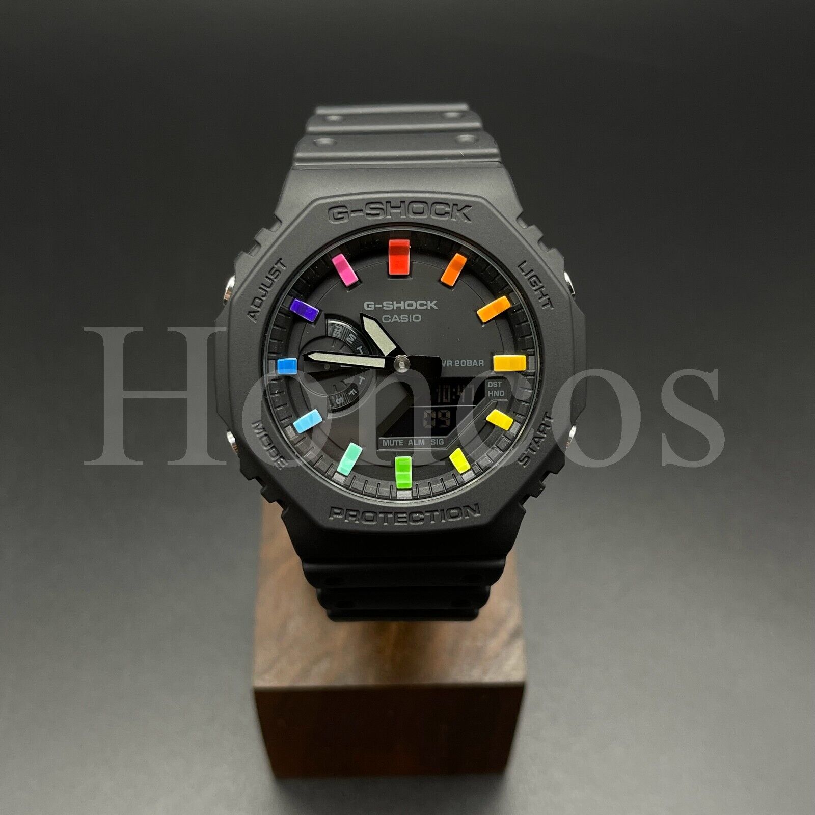 GA2100-1A1 AP Royal Oak Custom Dial Rainbow Scale Rings Casio | eBay