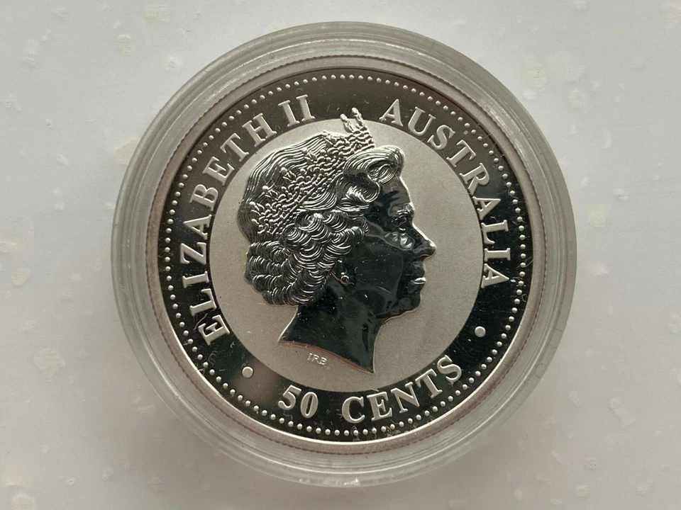 Australia 50 cents Year of the Pig 1/2 Oz Lunar Series I coin 2007 year - Image 2 of 4