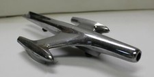Oem Gm Chrome Lh Fender Rocket Ornament 570461 1957 Oldsmobile Super 88 98sr-d Oem Gm Chrome Lh Fender Rocket Ornament 570461 1957 Oldsmobile Super 88 98sr-d