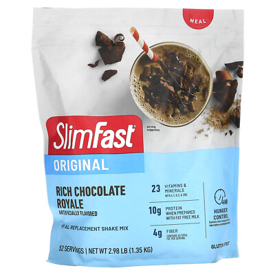 Original, Meal Replacement Shake Mix, Rich Chocolate Royale, 2.98 lb (1.35 kg)