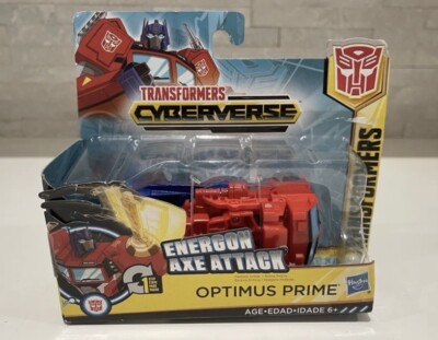 Transformers Cyberverse Eregon Axe Attack Optimus Prime Step