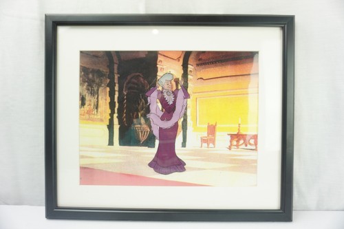 1970's Disney's Aristocats Framed Production Cel Madame Adelise 17.5x14" - Picture 1 of 6