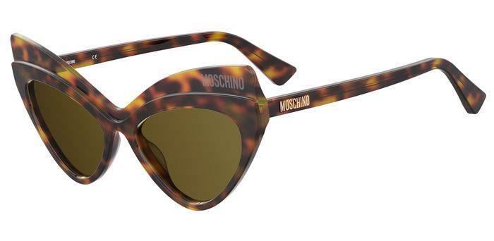 Moschino Sonnenbrille MOS080 S SDP QT Havanna - grn - Frau 36490₽