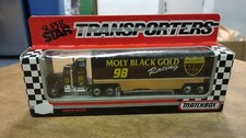 1992 Matchbox Transporters Super Star 1:87 98 Jimmy Spencer/Moly Black Gold N11