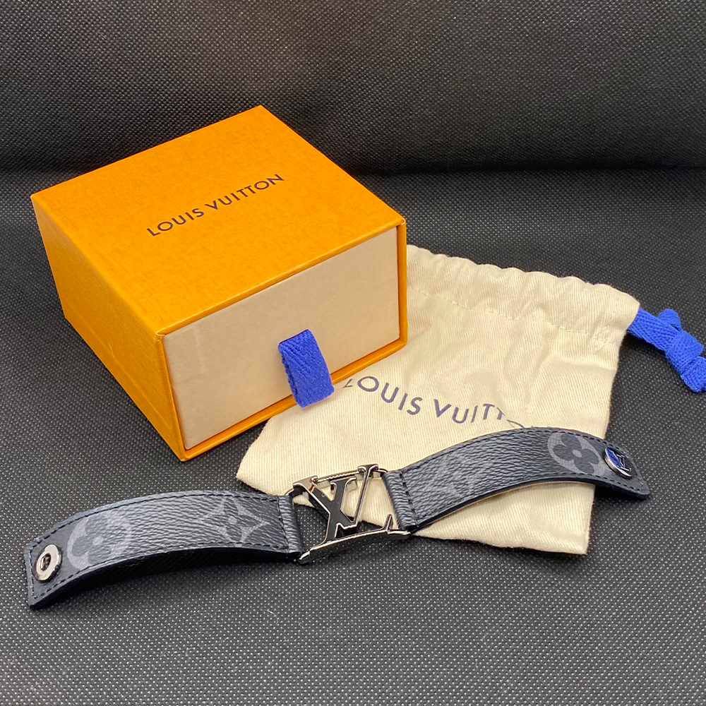 LOUIS VUITTON ルイヴィトン モノグラムエクリプス ホッケンハイム LOUIS VUITTON Bracelet Hockenheim LV Buckle M6295 Monogram