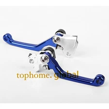 For Yamaha YZ250 YZ250F 2001-2006 Blue CNC Pivot Brake Clutch Levers 02 03 04 05