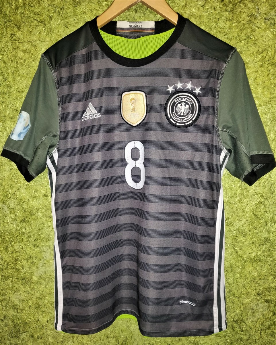 GERMANY NATIONAL TEAM #8 OZIL 2016 2017 AWAY FOOTBALL SHIRT JERSEY