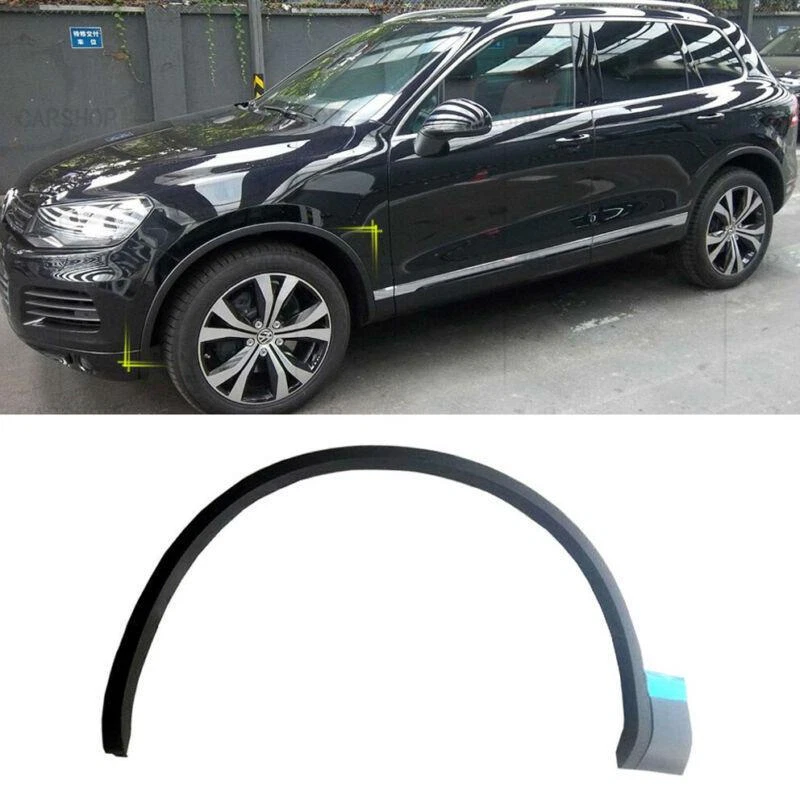 Cubierta moldeada arco acampanado guardabarros rueda delantera izquierda para VW Volkswagen Touareg 11-18 Foto 2 de 4