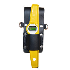 TS Black Leather Boat Spirit Level Tool Belt Holder