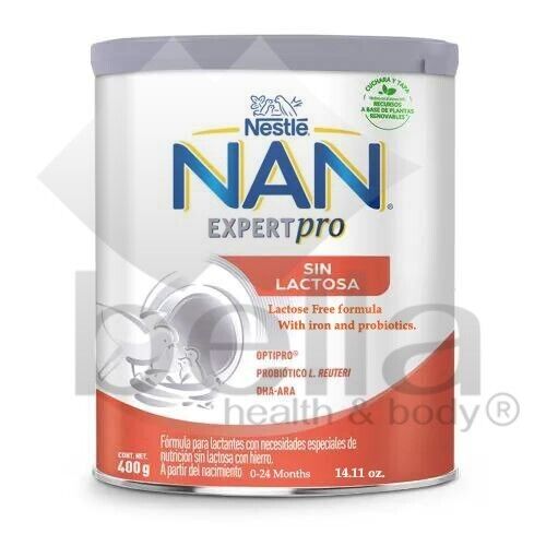 INFANT FORMULA NAN EXPERT-PRO 0-24 MONTHS LACTOSE FREE 14.11oz. / 400g - Picture 1 of 7