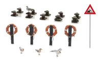 Artitec 10.405 Set Ab Bahnsteige Am Wasser Montagesatz Ich 1:87