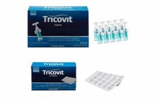 Tricovit Tablets 60 Tablets and Tricovit Forte Locion Capilar 8 ml 10ampules 